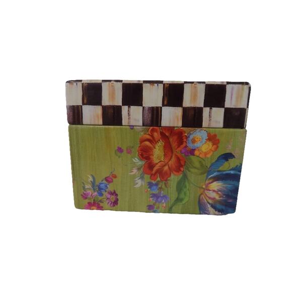 MacKenzie Childs empty candle box - Picture 2 of 3